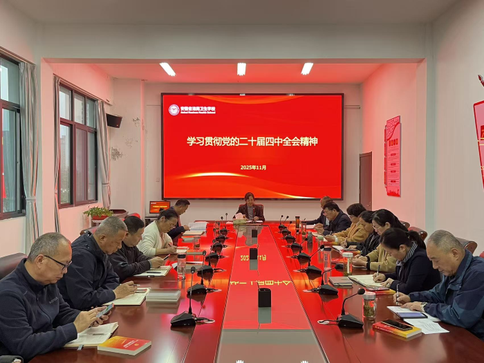 校党委理论学习中心组专题学习党的二十届四中全会精神